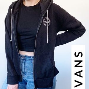 Women’s Van’s Boyfriend Fit Zip Up Logo Hoodie